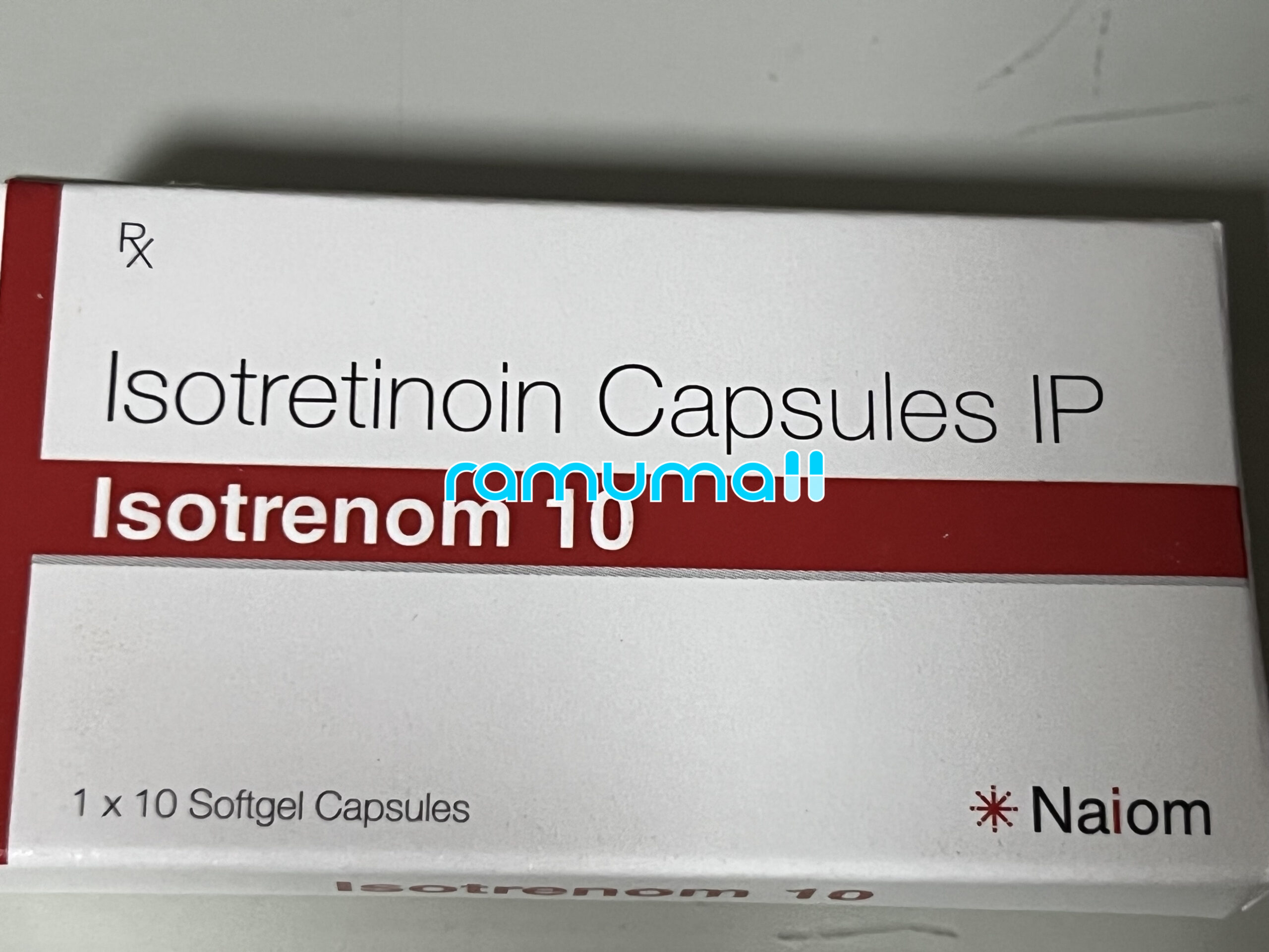 이소티논 이소트레놈10mg 직구 후기