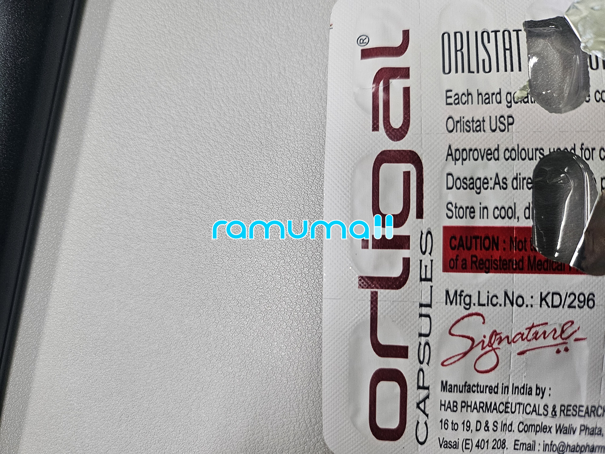 오르리스타트  올리갈 120mg (제니칼) 직구 후기